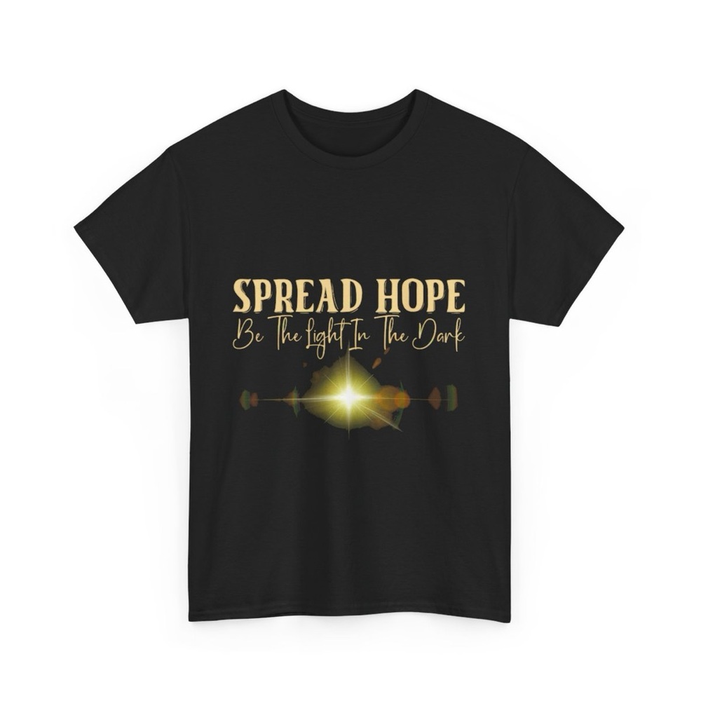 Custom top suicide awareness Spread hope be the light in the dark tshirt